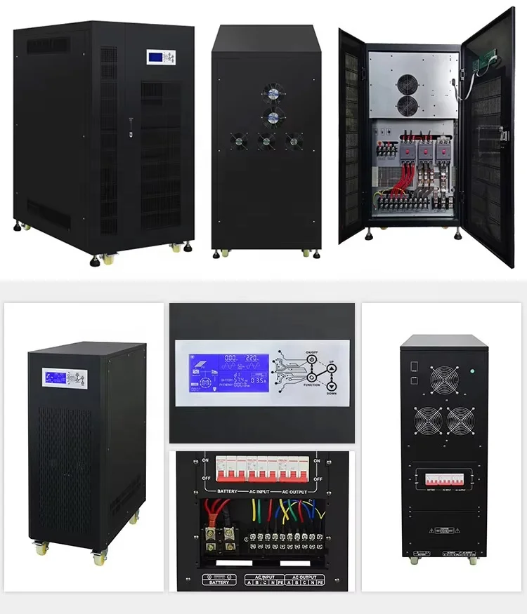 ZUMAX high frequency Pure Sine wave 380Vac 3 Phase Three phase 10KVA Online UPS Uninterrupted Power Supply system