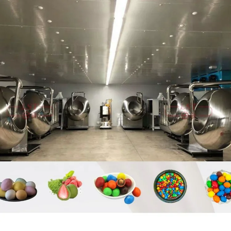 Notoobro Multi-function Chocolate Almonds Nuts Coating machine Peanut Sugar Candy Coating Machine
