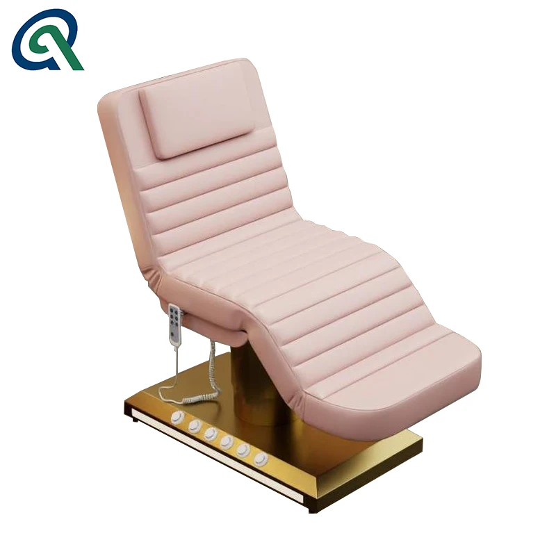 Qunpeng hot selling and new facial bed massage table lash bed electrical 3 motors spa treatment bed