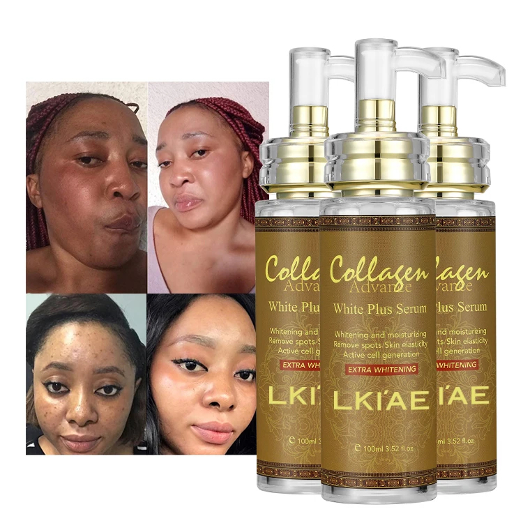 100mL OEM Beauty Whitening Essential Serum Hyaluronic Acid Collagen Face Oil for Adult