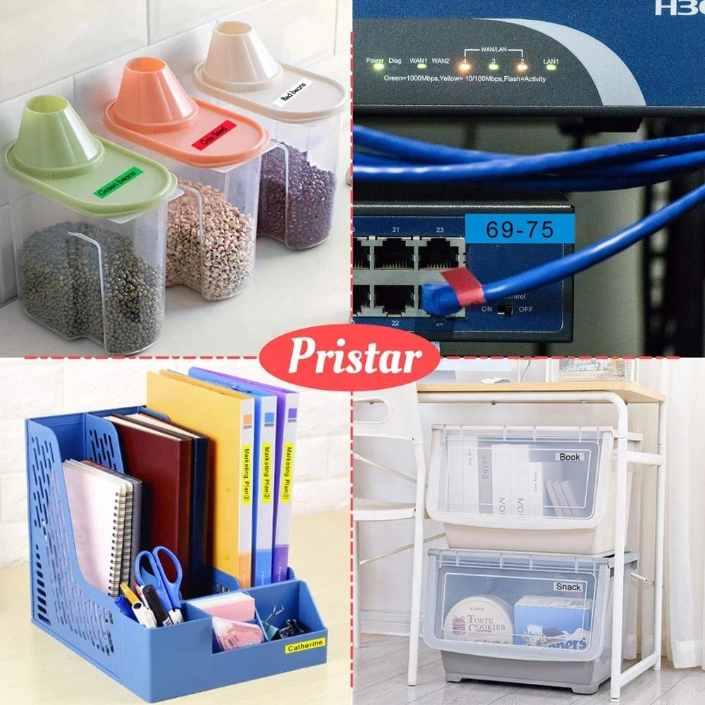 Orison 12mm 12267 12268 16951 16952 Compatible Dymo Letratag Clear Plastic Tape Wholesale