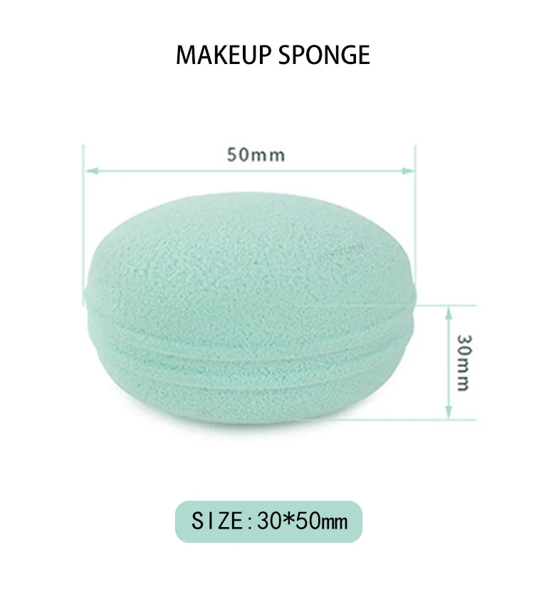 Private Label Wholesale Latex Free Cosmetics Macaroon Beauty Puff Blender Gift Set Microfiber Makeup Blender Makeup Sponge Puff