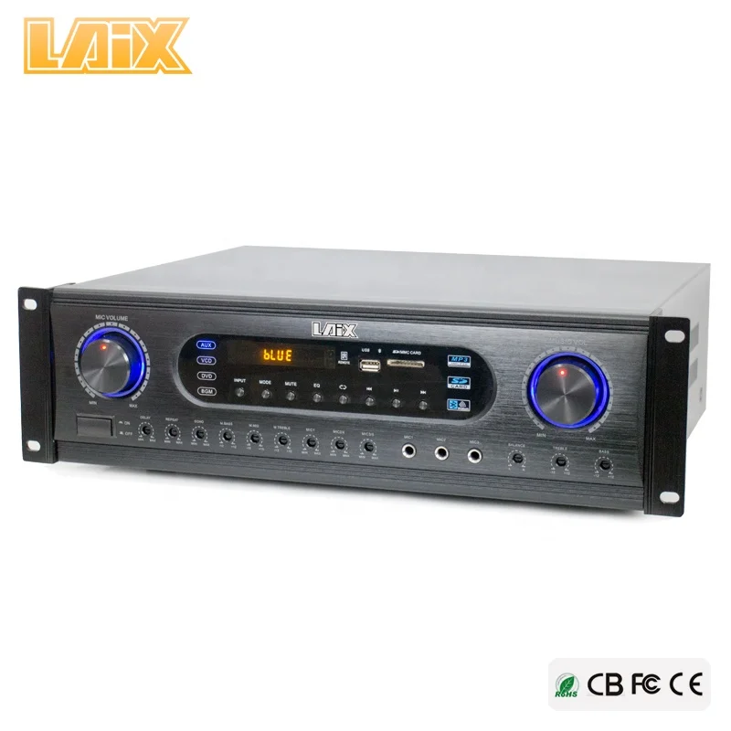  Laix LX-390 200W профессионального вещания усилитель с динамиком (8 Ohm 2 каналов фоновой музыки стерео портом