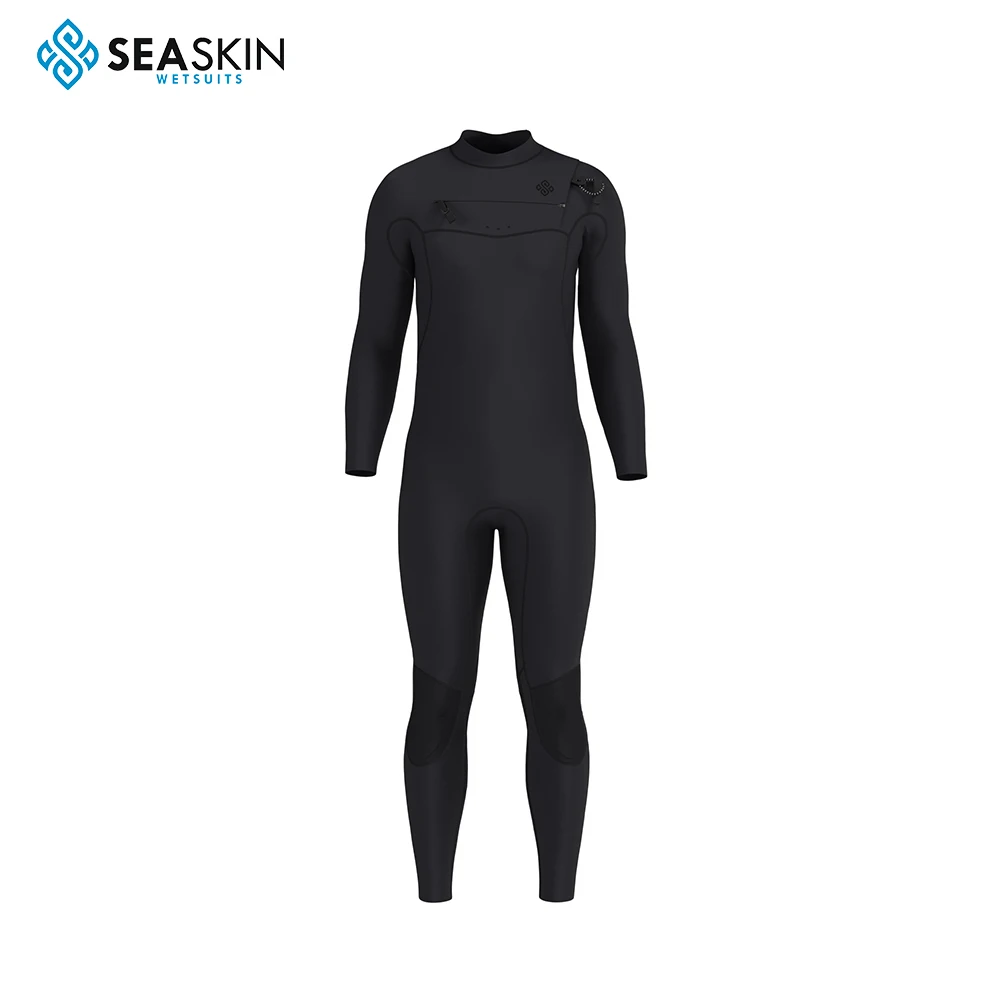 Seaskin Mens Chest Zip Surfing Neoprene Jumpsuits