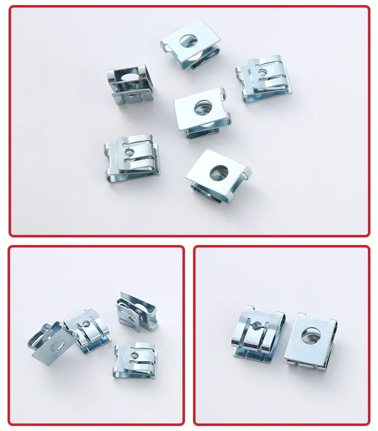 Factory direct sales metal spring clip auto parts metal clip clamp