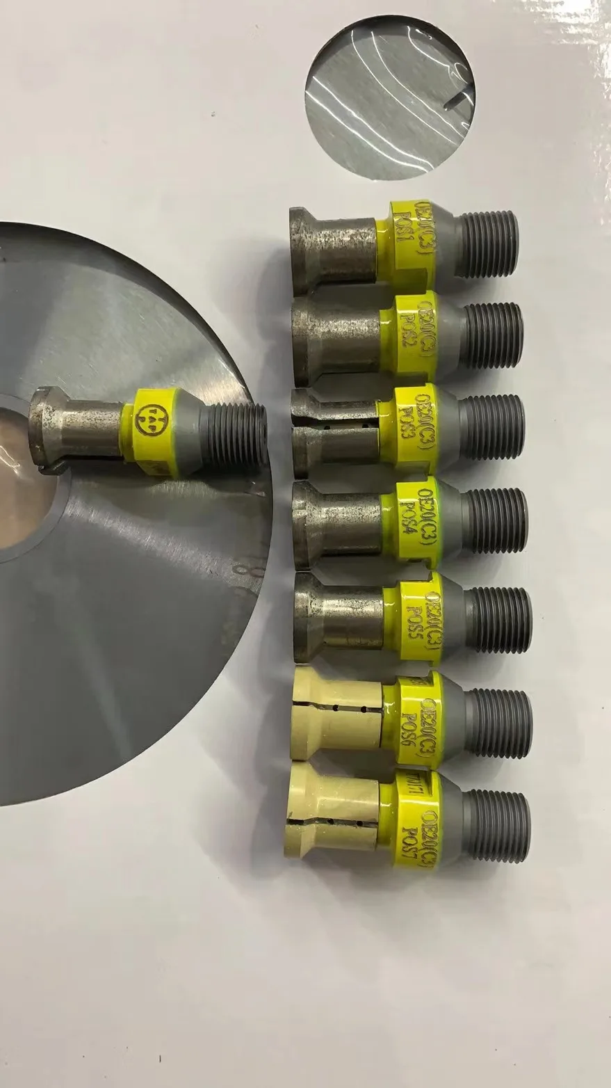 Basin Finger Bit Spec  A OA E OE T X Z