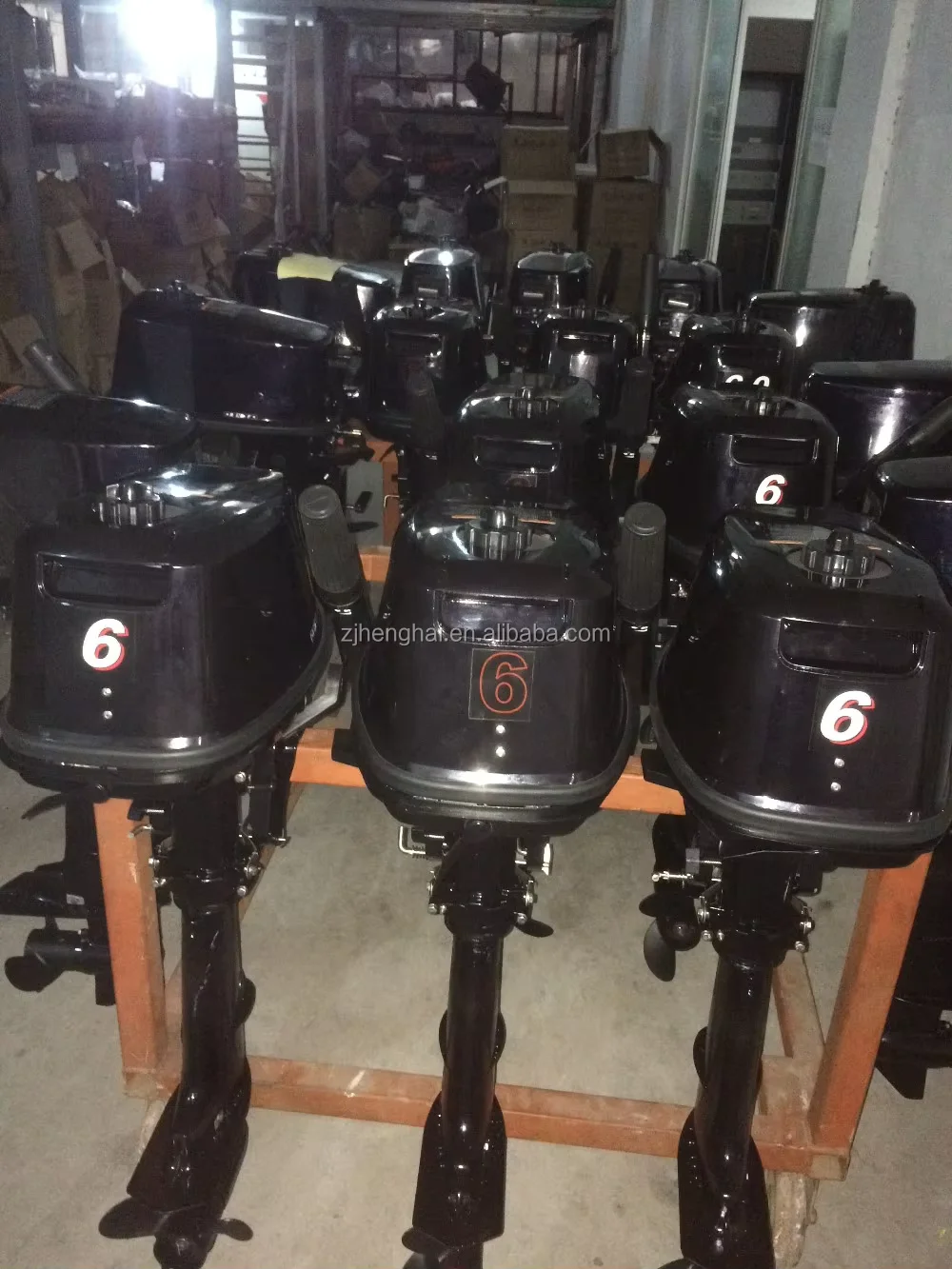 New 6HP 4-Stroke 139cc 1 Cylinder Water-Cooled Outboard Motor Boats CDI Ignition System Manual Starting Gasoline Fuel Reed Valve