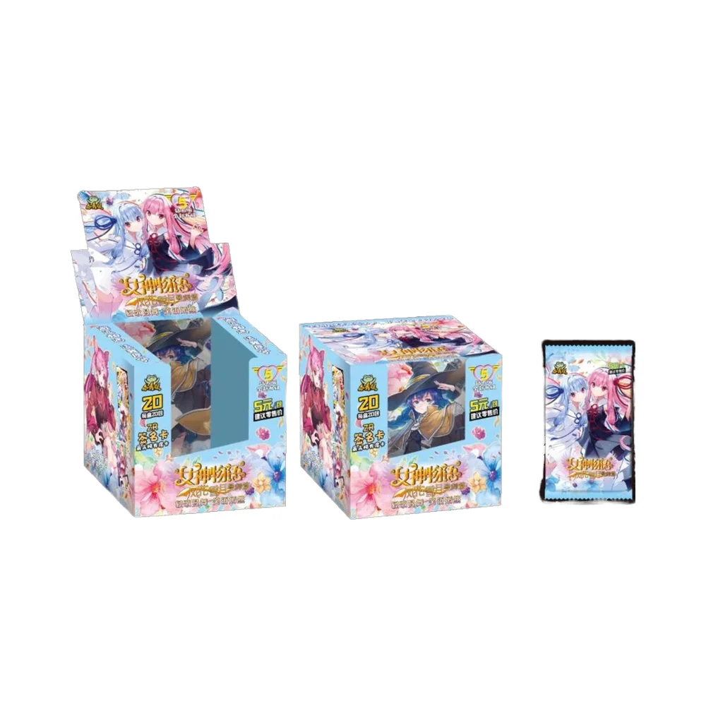 Wholesale Goddess Story TCG Cards Booster Box 5m05 Bikini Swimsuit Flash PR Anime Playing Board Rare Paper TCG Cards