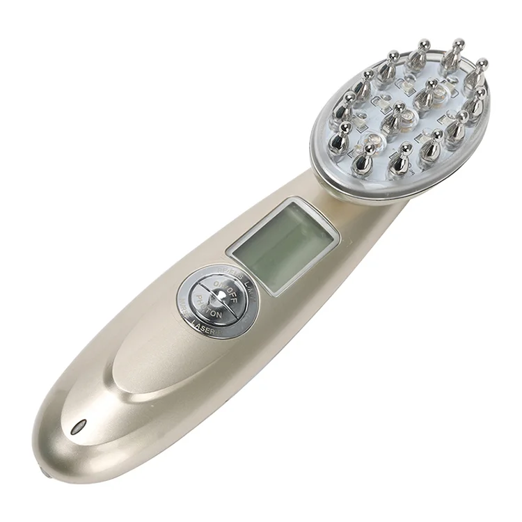 Light RF Hair Loss Renewable Therapy Vibration Massage Scalp Laser Hair Growth Rechargeable Care Deviceh
