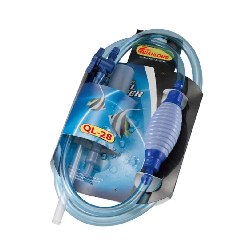 Aquarium siphon water change gravel cleaner for fish tank