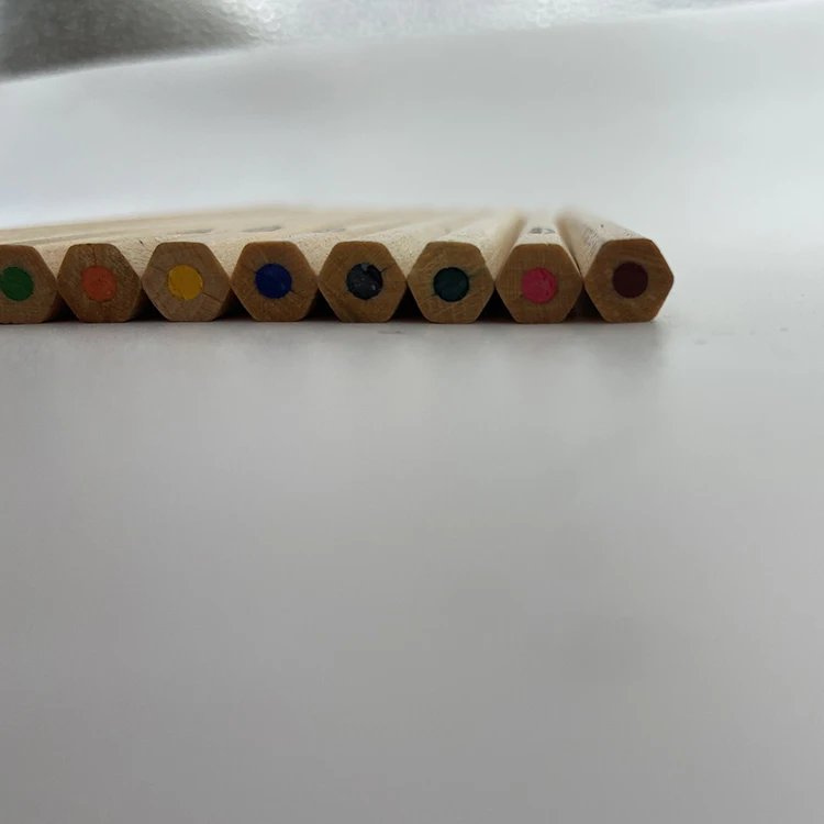 Free Samples wholesale 7 inches custom logo drawing natural color pencil for children and art