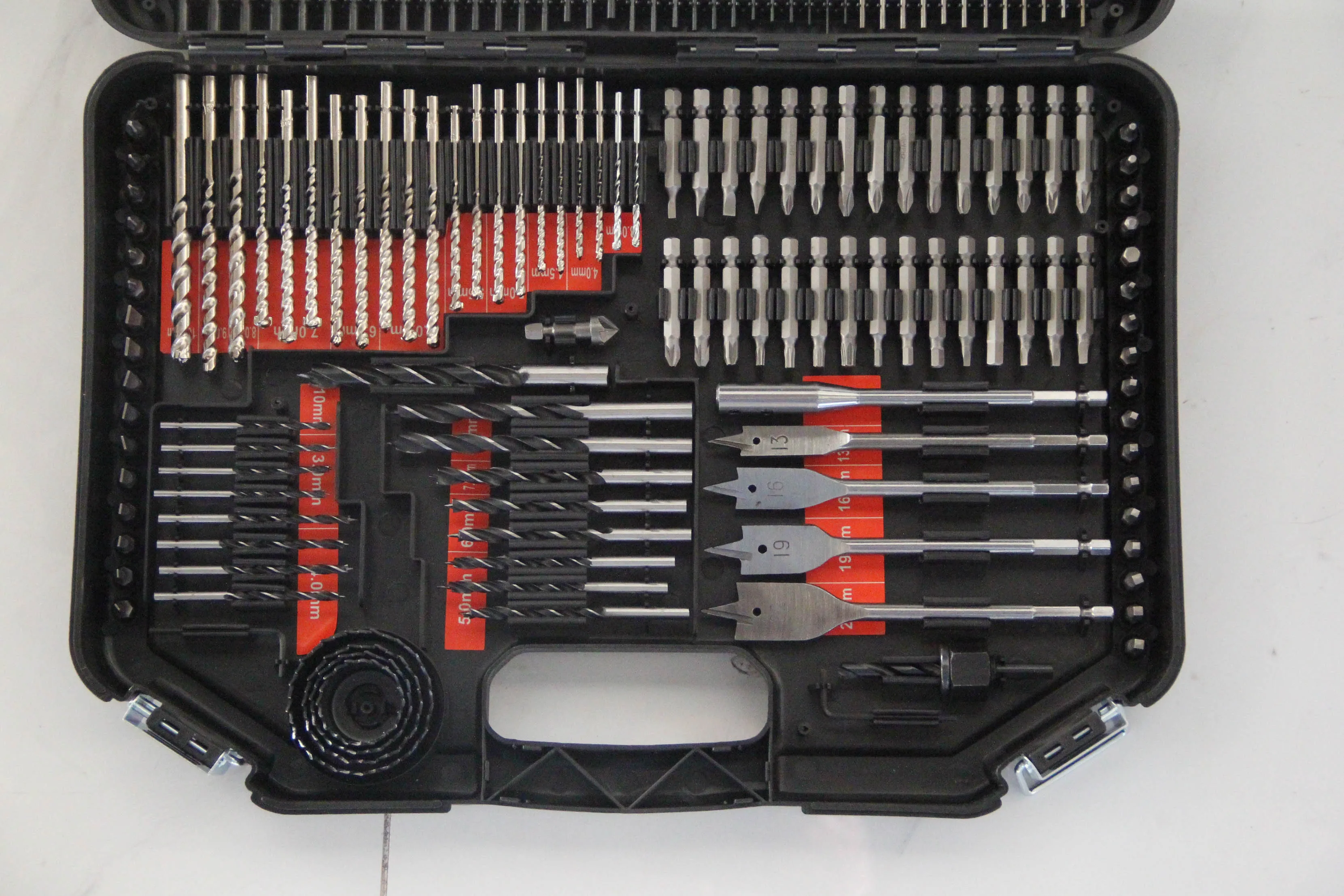 Behappy Hot Sale HSS Drill Bits Set for Wood Metal Concrete Use 246PCS