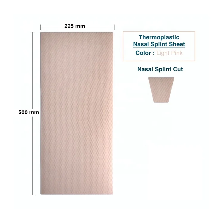 Thermoplastic Nasal Splint for Nose Sinus Surgery Rhinoplasty Septoplasty Rehabilitation Immobilization,  Repeated Plasticity
