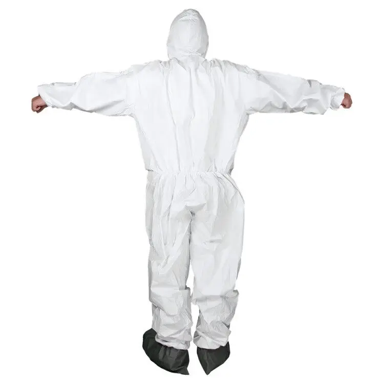 Одноразовые комбинезон безопасности для больницы S- M-L-XL-2XL добычи полезных ископаемых tyvek Безопасности Униформа комбинезоны