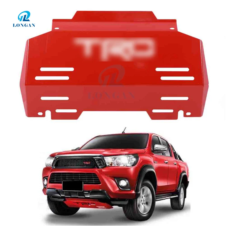 
Антидаленная надувная двигателя автомобиля железа красный 3 мм опорная плита для HILUX REVO 2015 