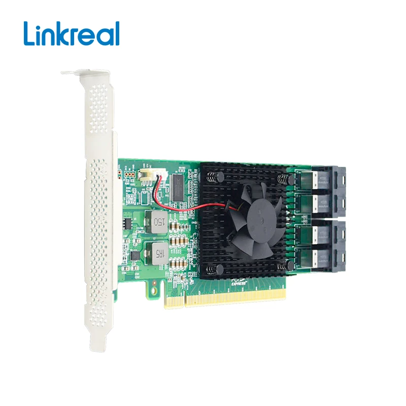 LRNV9347-4I PCIe 3 0x16 до 4 x U.2 (SFF-8643) NVMe переключатель карты