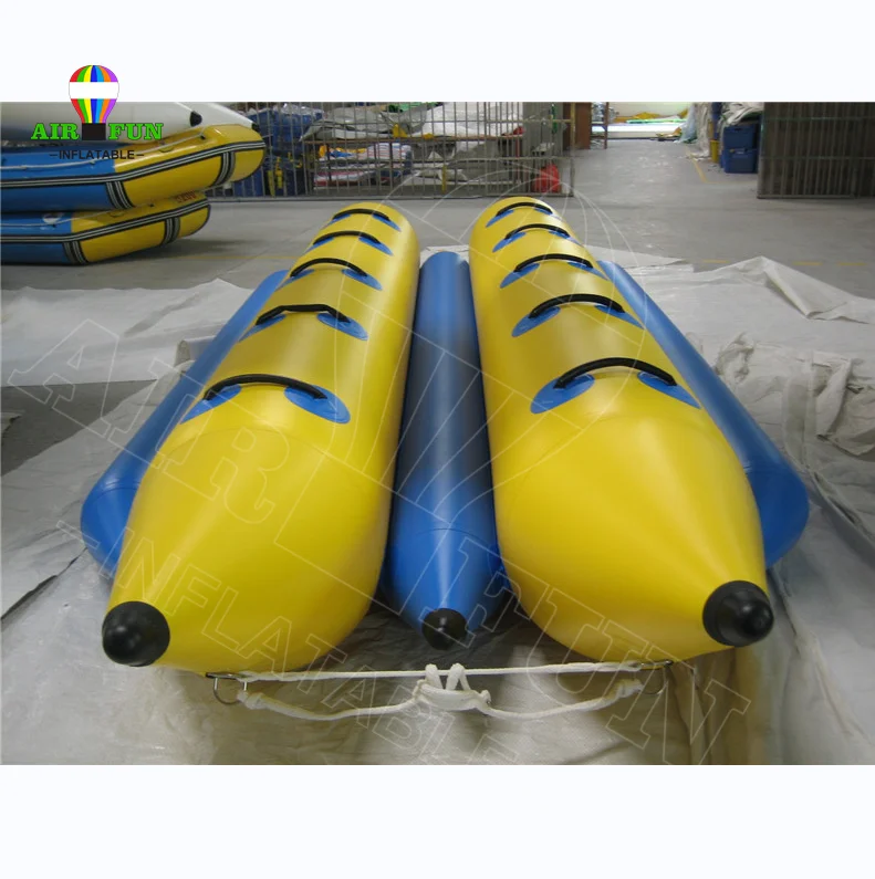 Надувная лодка Airfun надувная буксируемая трубка оборудование для игры в воду 8 мест морской летающей рыбы с электрическим насосом