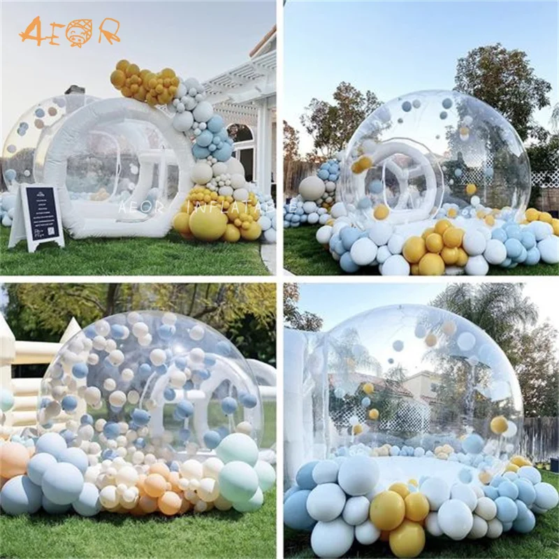 PVC Globe Clear Transparent Igloo Dome Tent Outdoor Camping Event Wedding Party Inflatable Bubble House