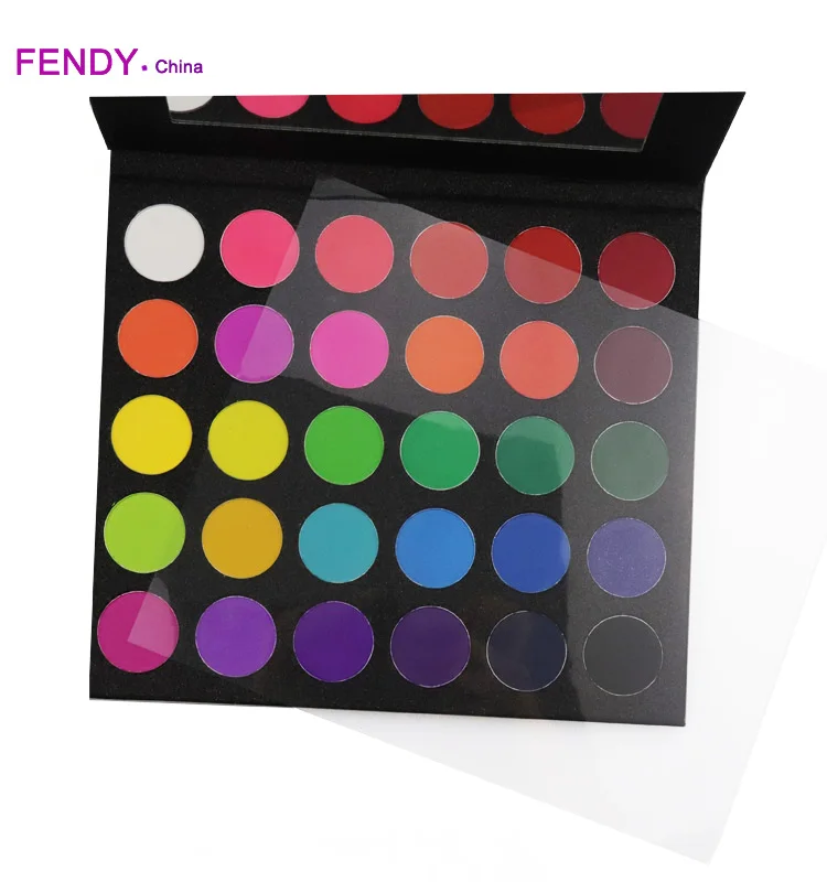 Под заказ 30 цветов матовые тени для век черный блеск палитра теней для век