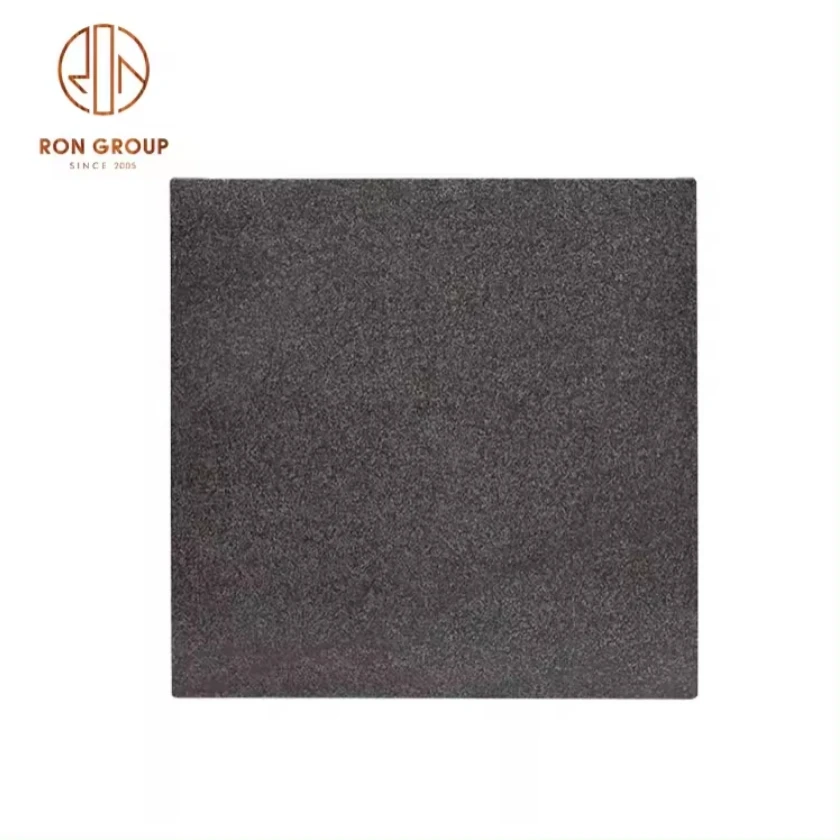 Factory Direct Sale Modern Fashion Nice Black Square Cedar Stone Slate Table For Restaurant Coffee Shop