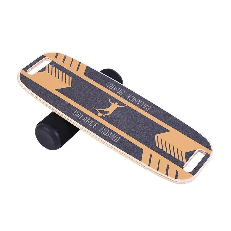 wooden balance board for improving Core Strength Anti-Slip Surface balance board with Roller and Cushion balance board