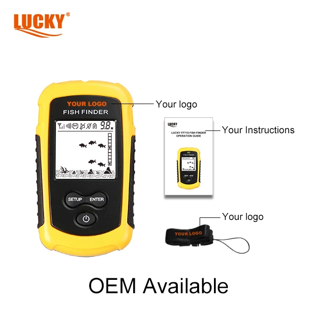 LUCKY FF1108-W Portable Wireless Sonar Fish Finder
