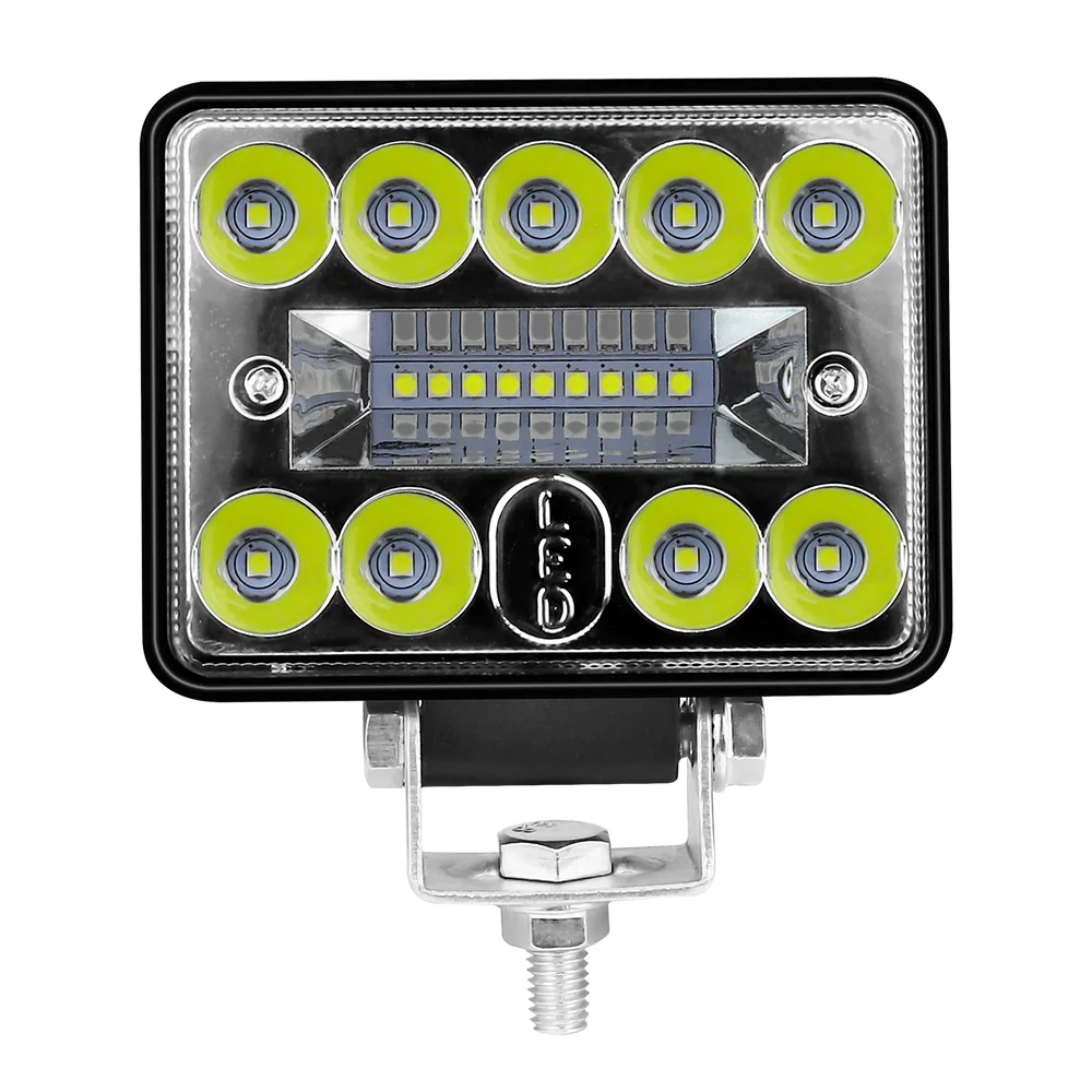 DXZ OEM 12V 24V 3Inch LED 54W Wrok Light led bar 3030LED 18SMD for Truck Tractor SUV 4x4 Car Led Headlights Lighting Spot