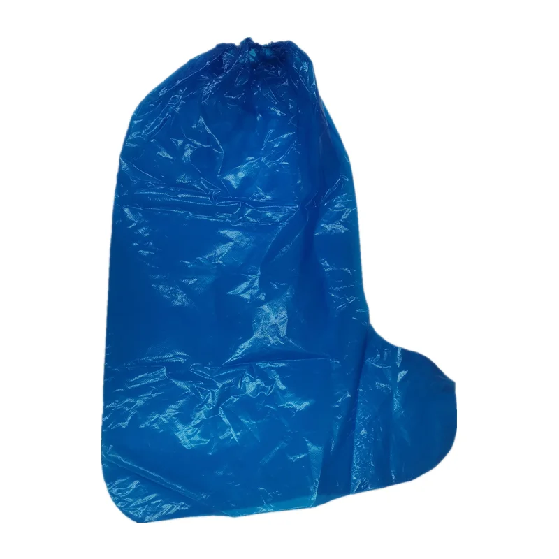 Boot Cover Outdoor Rainproof Waterproof Non-slip Rain Shoe-cover Thickened Long Barrel Disposable PE Plastic Boot Cover