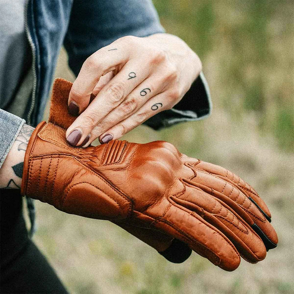 Motorbike Manufacturer Custom Motorcycle Gloves Motorbike 5 Finger Hand Riding Gloves