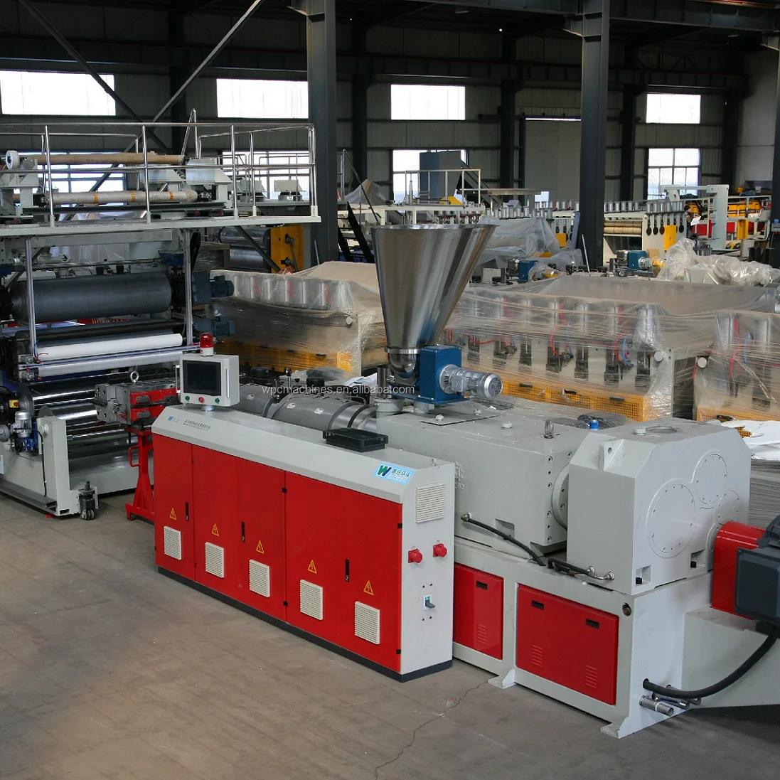 Automatic PVC-wood Furniture making machine Cabinet board making machine