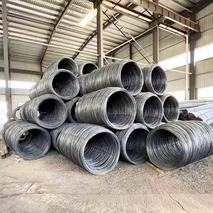 SAE1006 SAE1008 Hot Rolled Wire Rod for Construction Industry Soft and Hard Spring Wire for Metal Building Materials