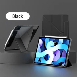 2022 New Stock Detach Origami Flip Smart iPad Pro  Leather case With Pencil holder For iPad Air for iPad Pro 11 Magnetic Case
