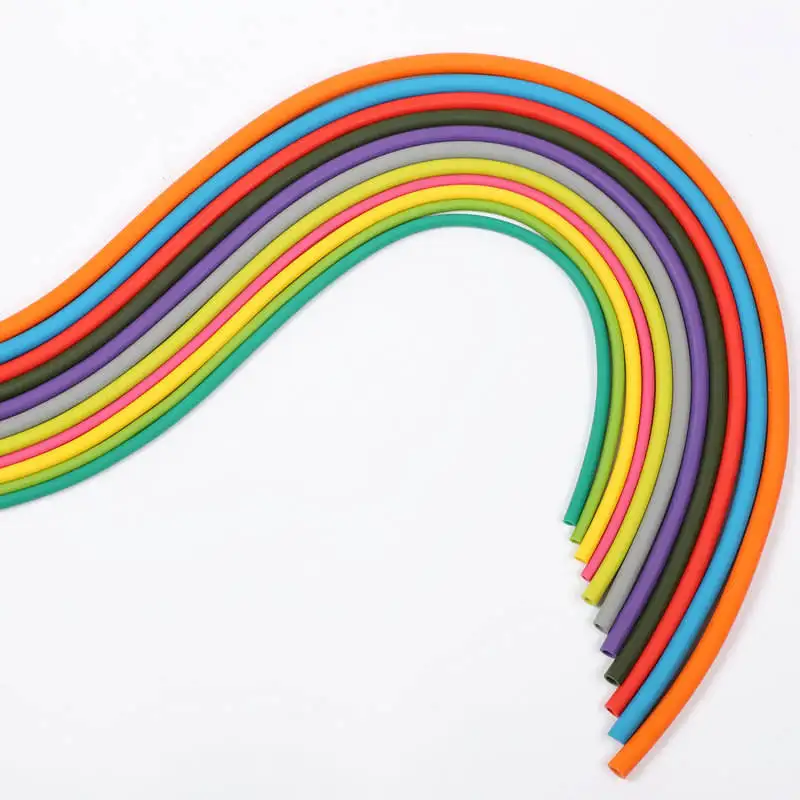 Factory Wholesale Customized Natural Latex Tube Fitness Exercise Stretch Tube for Resistance Training