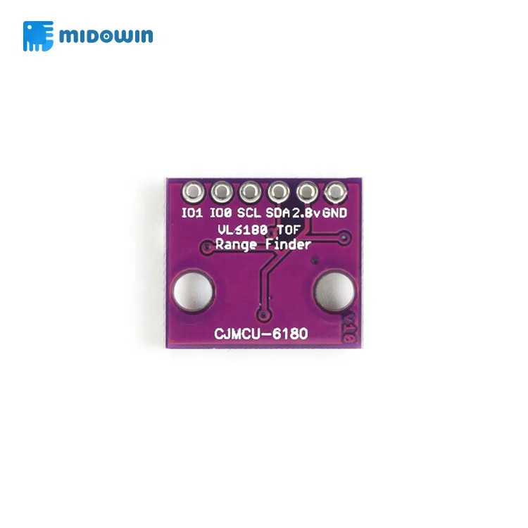 
New & Original Time of Flight Range Finder Optical Ranging Light Sensor Module MCU-6180 VL6180 