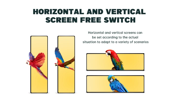 Shelf lcd screen display panels indoor digital advertising screens lcd stretch bar display