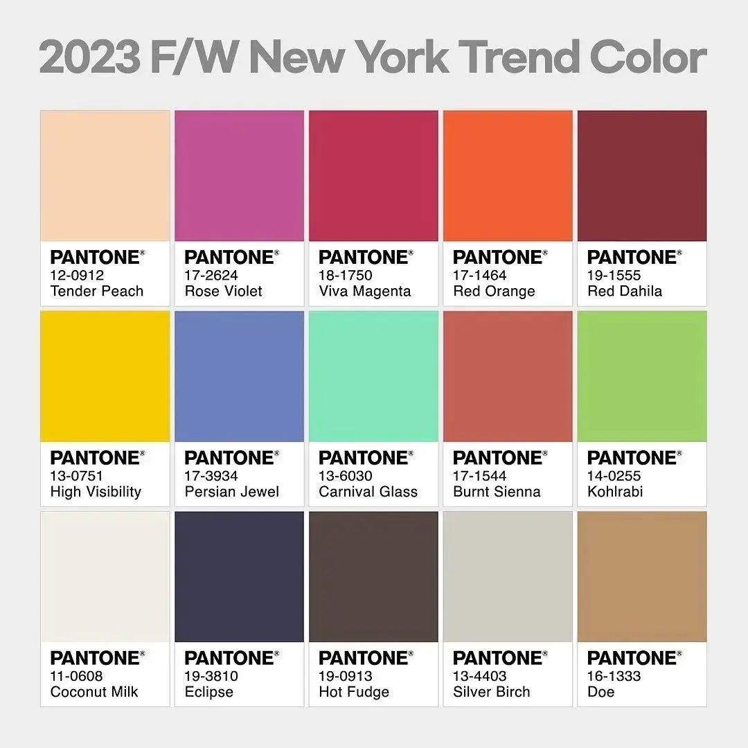 2023 New York Trend color