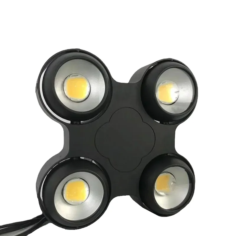 Outdoor Waterproof  4x100w Cold white+Warm white Led Cob Audience Blinder Light 4 Eyes Peaky Blinders