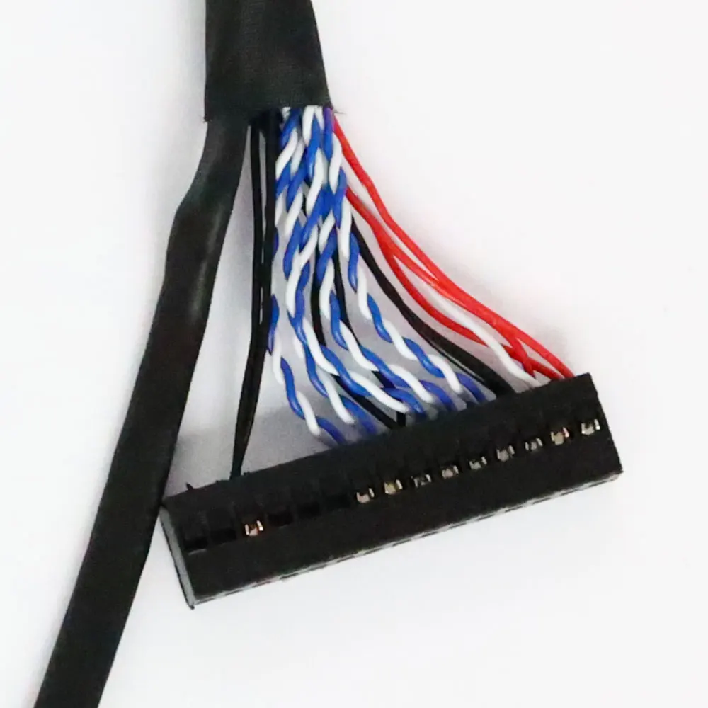 LVDS Cable 30 Pin with Silver Conductive Cloth LCD Cable