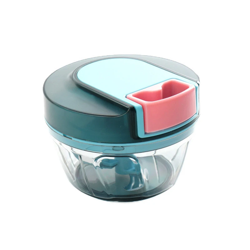 Manual Food Processor Vegetable Chopper Portable Hand Pull String Garlic Mincer Onion Cutter for Veggies Ginger Fruits Nuts Herb