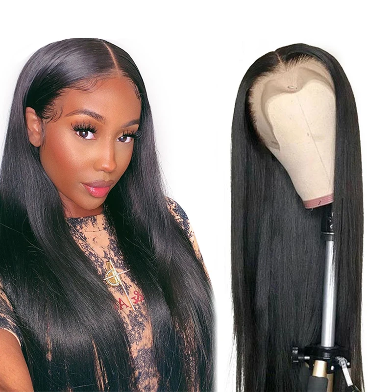 Natural Remy Wig Brazilian cuticle aligned hair HD full lace wig with baby hair lace front Wigs Human Hair  For Black Women
