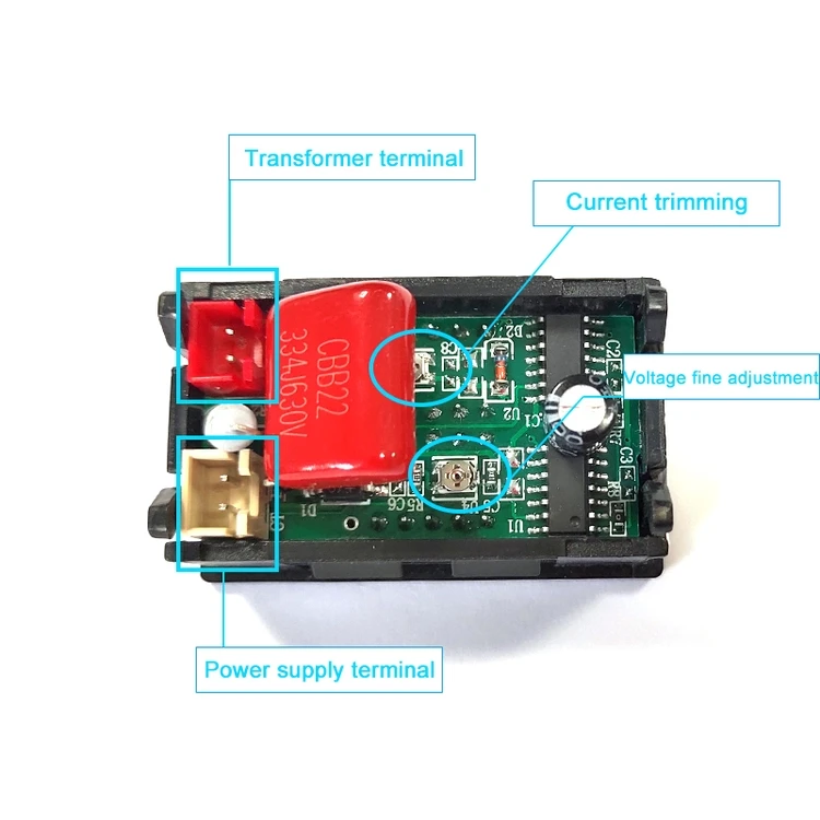 New Design High Quality10A 50A 100A LED Digital Ac Voltmeter Ammeter