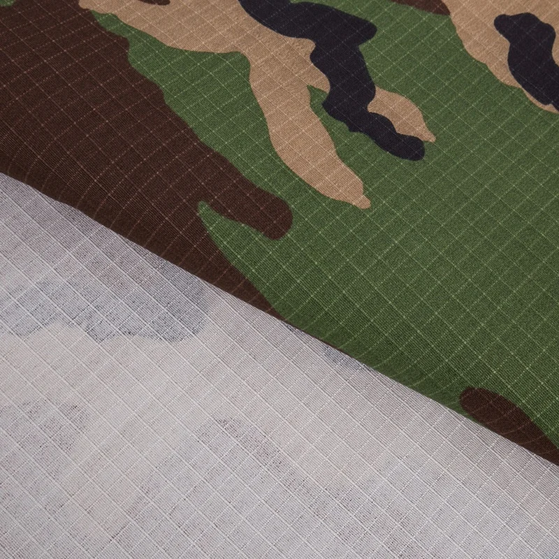 Rigu Textiles Polyester Cotton Blend Material Ripstop Camouflage Fabric Export To South Africa & Morocco & Middle East etc