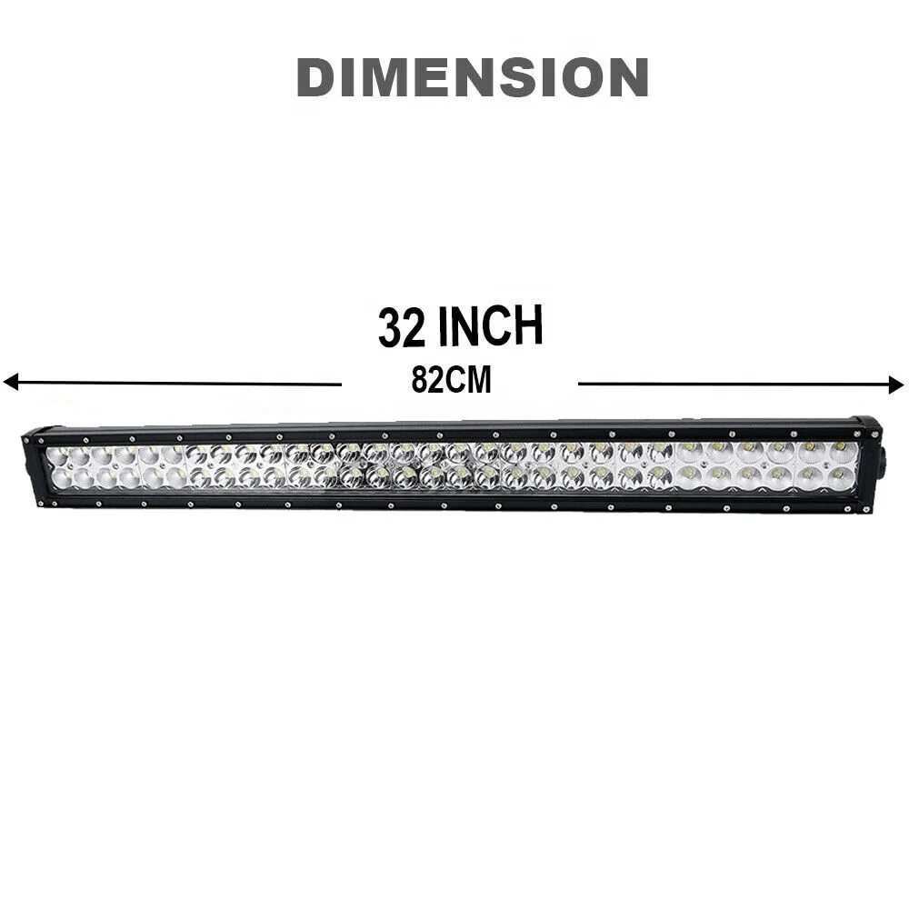 
180W 32' inch LED Light Bar Straight Curved LED Work Light Bar for Jeep Car 