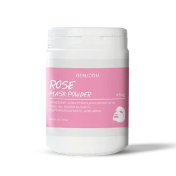 XBY OEM Private Label Wholesale 450g Moisturizing Whitening Facial Mask Chamomile Rose Hyaluronic Acid Jelly Face Mask Powder