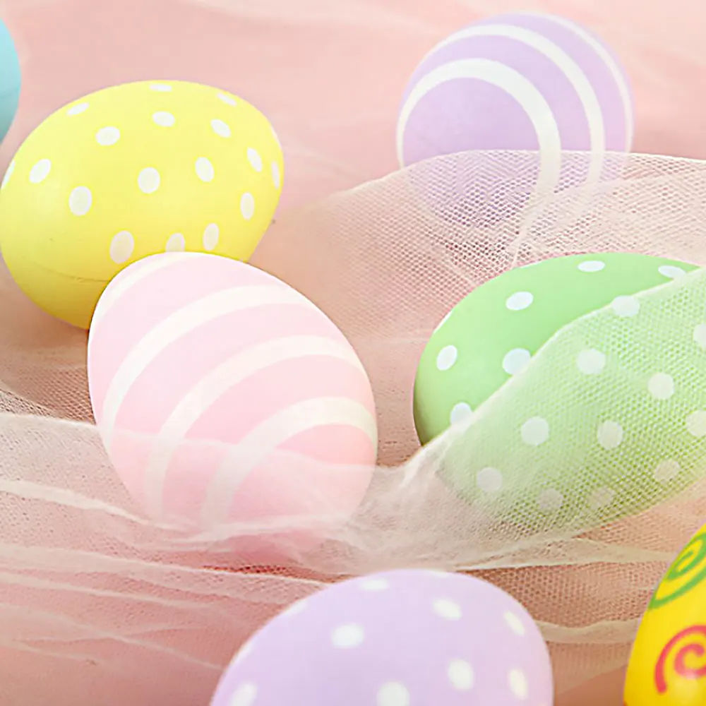 1pcs Foam Happy Easter Party Egg Bunny Bird Hanging Eggs Ornament Party DIY Christmas Accessories Party Decor