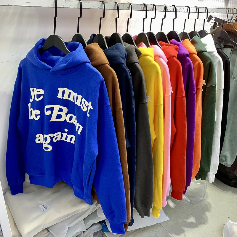 Oversized Hoodie Joggers Men Plus Size Sports Tracksuit Streetwear High Quality Puff Printing Hoodie For Men