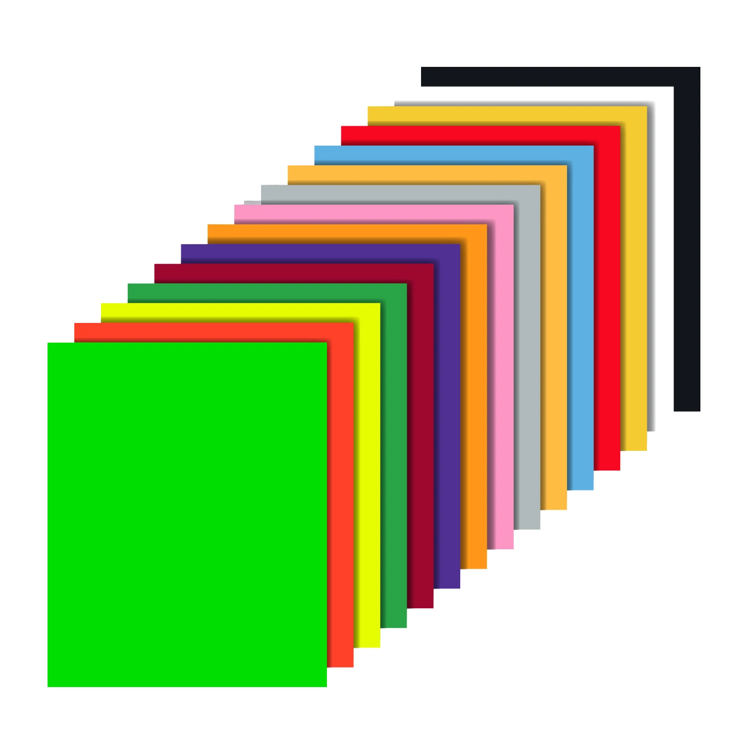  15 Vibrant Colors Rightint Heat Transfer Vinyl Sheets HTV for Clothing Iron on by