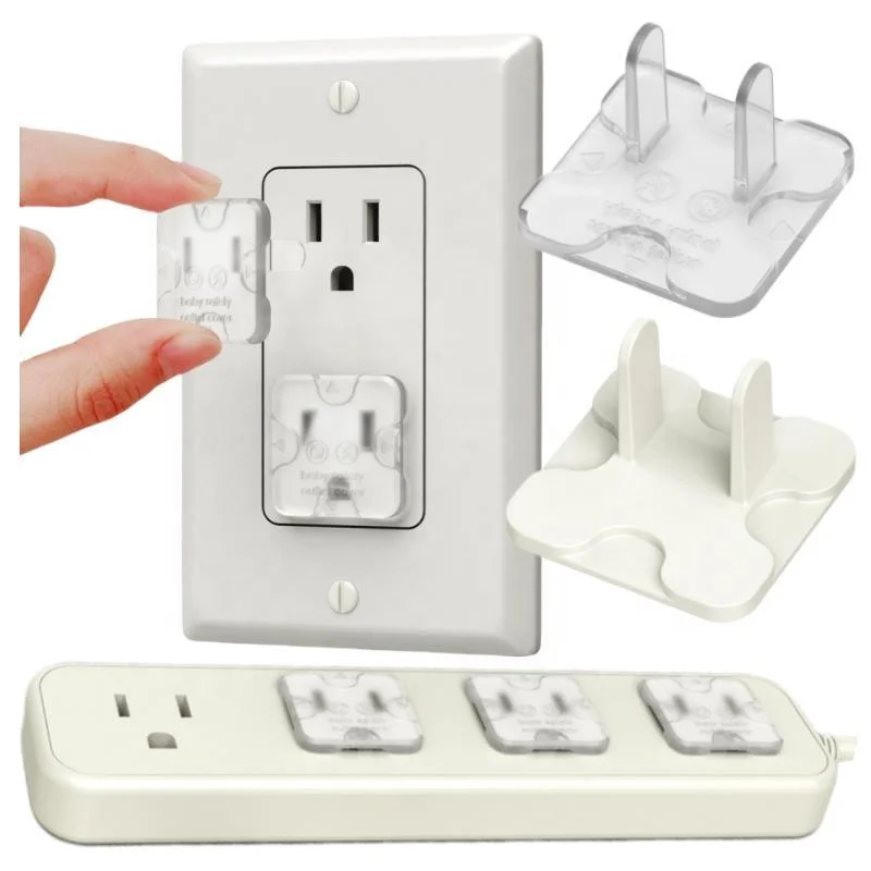 US Power USA Plug Baby Safety Socket Covers Electrical Plastic Outlet Protectors Child Safe Socket Security Protection