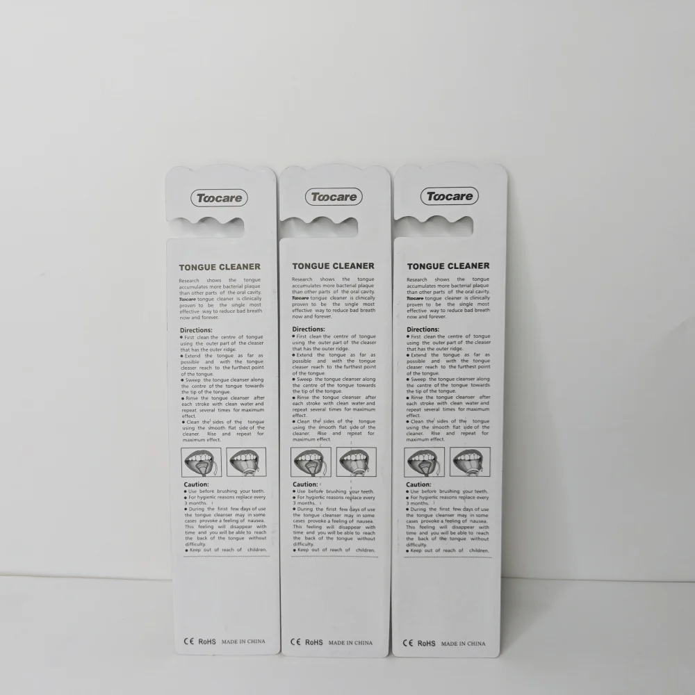 Eco-Friendly Silicone Tongue Scrubber Original From Guangdong Effective Bad Breath Solution-Too Care Plastic Tongue Coating