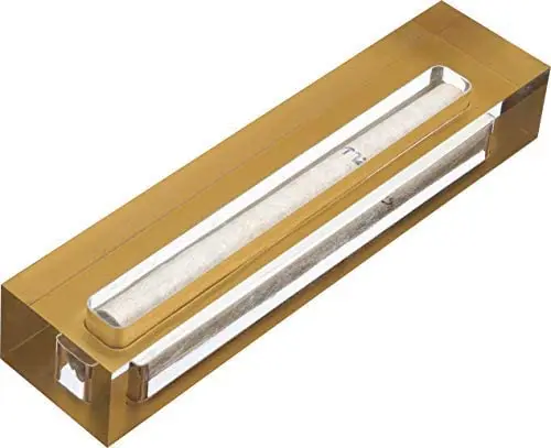 Wholesale Plastic Fancy Scroll Coleccion Clear Lucite Judaica Jewish Acrylic Mezuzah Case